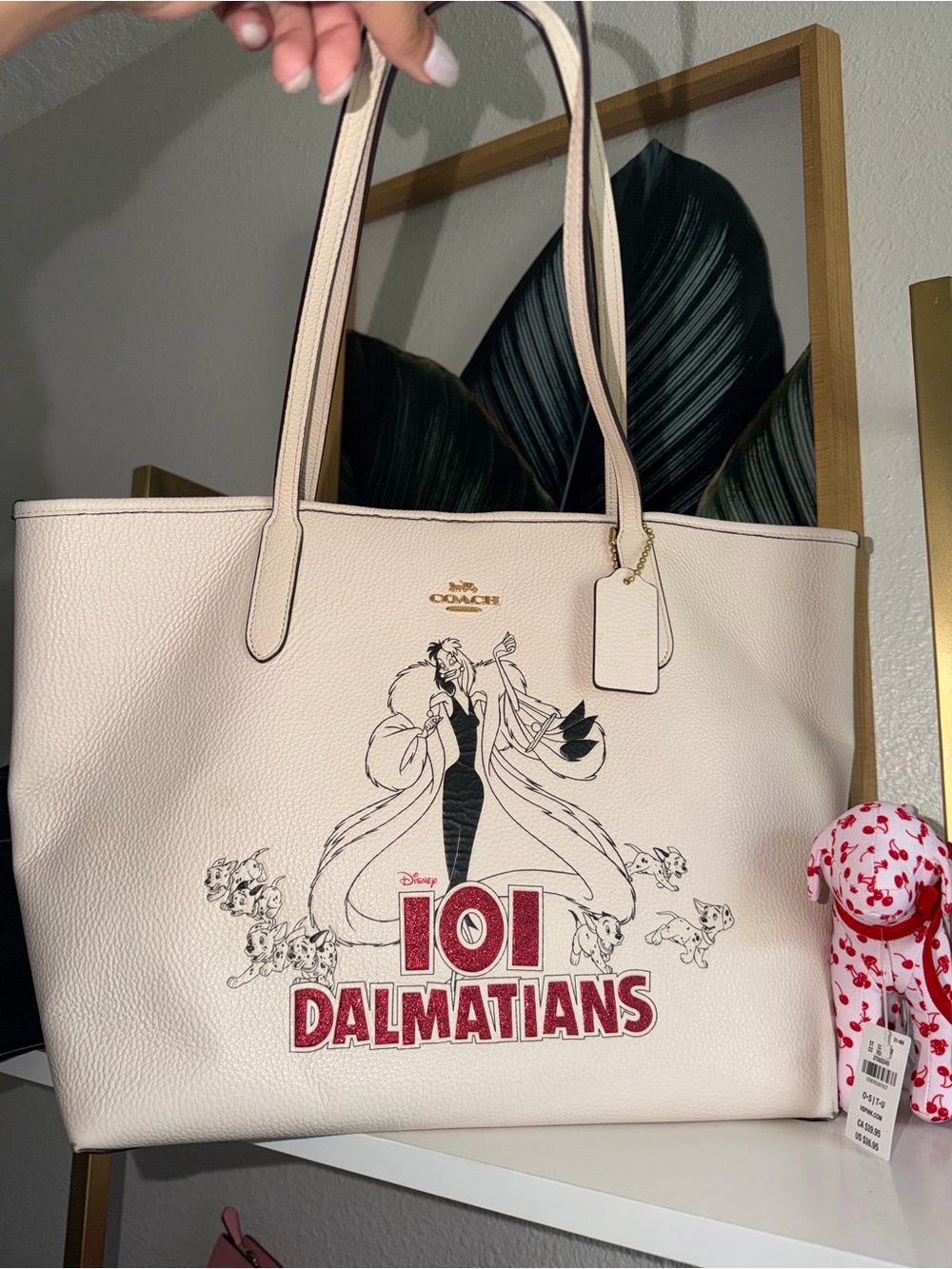 ❤️🐾 COACH x Disney 101 Dalmatians City Tote CC159 Limited Edition Cruella Bag 🐾